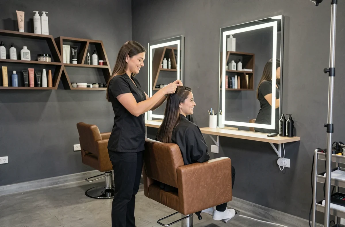 Coiffure et mise en beauté dans le salon L'Apogée à Pont-Saint-Martin