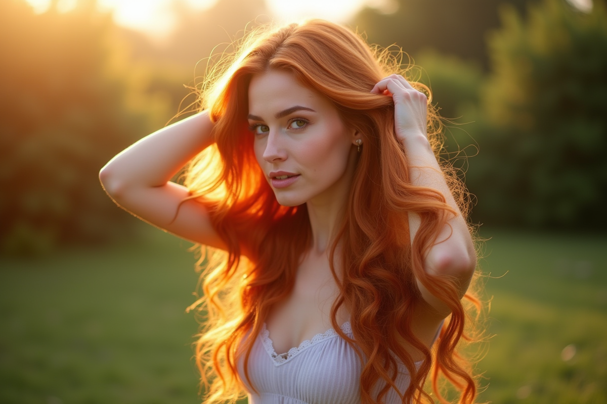 cheveux roux