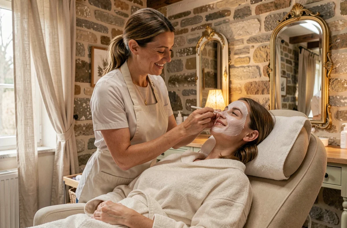 Soin du visage dans un cadre élégant et chaleureux à la Maison Coralie à Écouflant