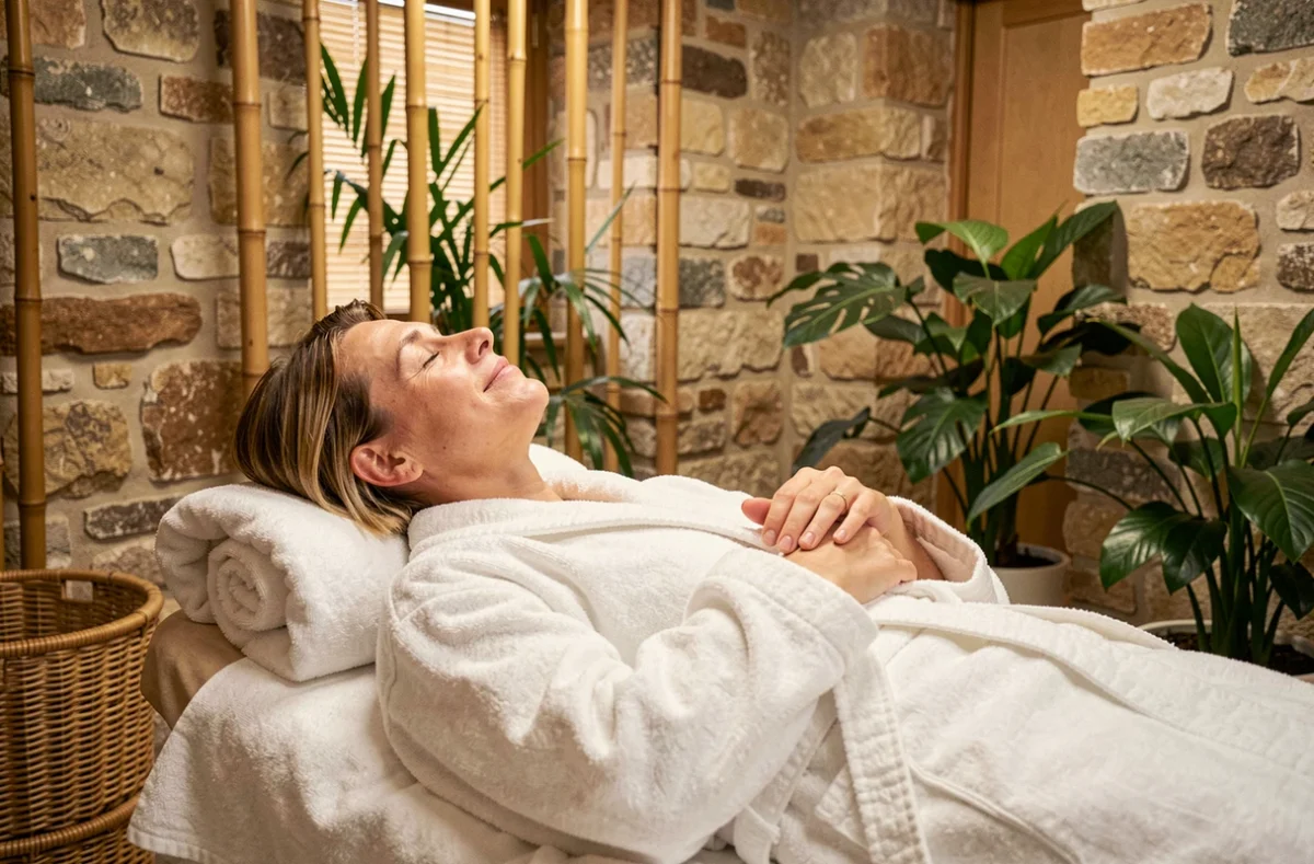 Soin du visage dans un cadre spa luxueux au Sequoia Day Spa à Angers